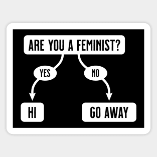 Are You A Feminist? Flowchart Magnet